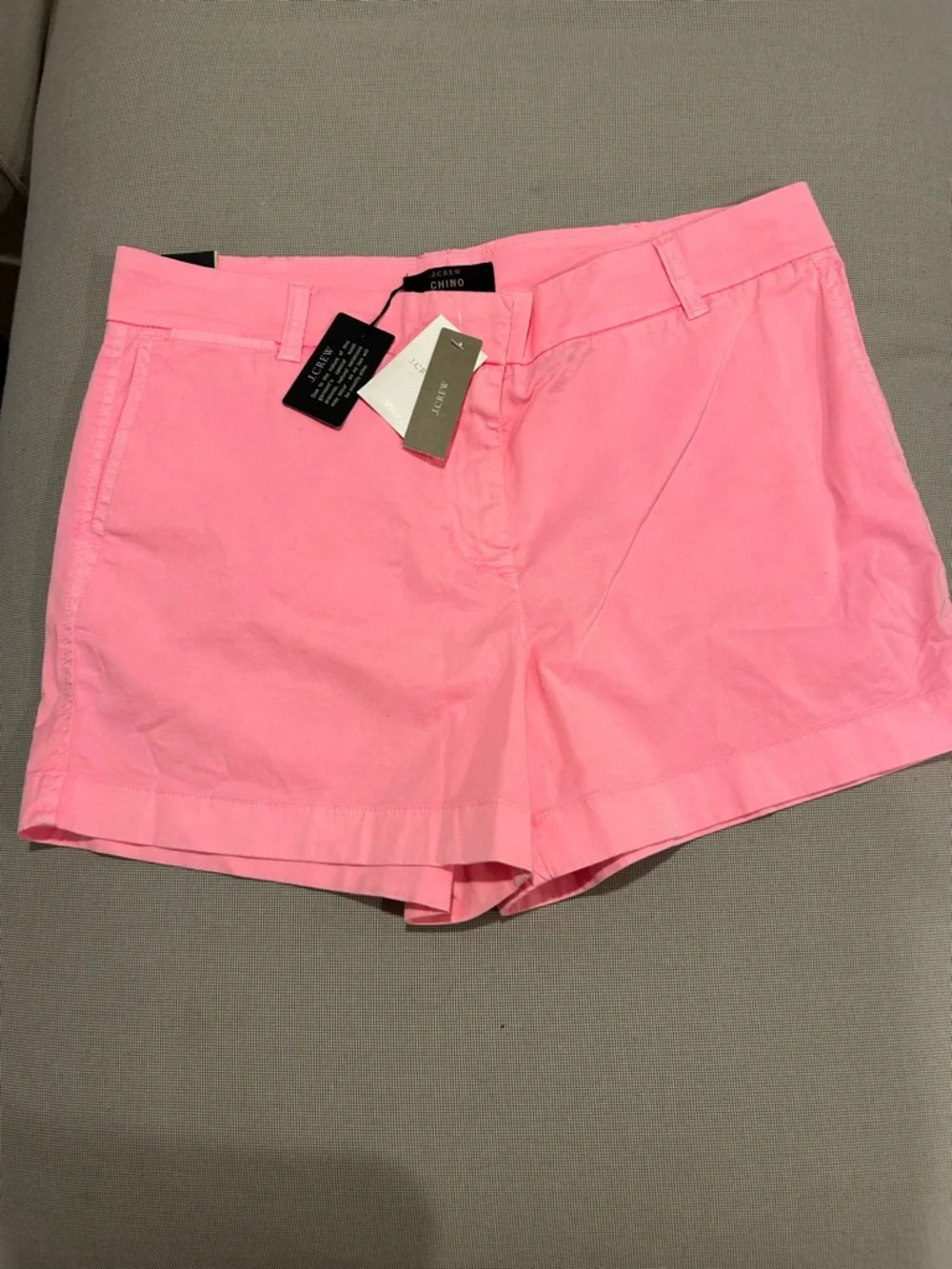 J. Crew Chino Shorts 4 inch in Bubble Gum Pink Women's Size 12